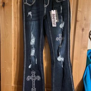 cowgirl tuff jeans 26 short “hope”